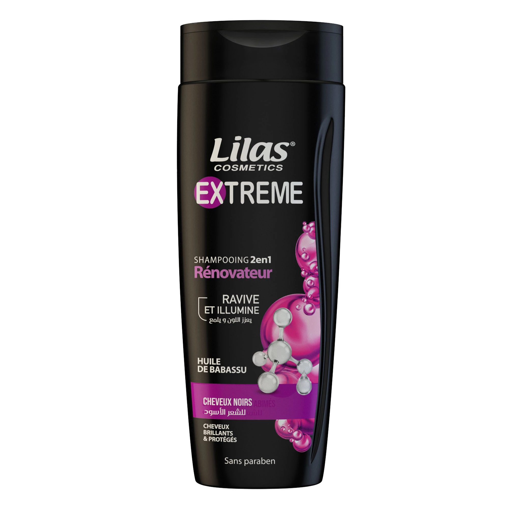 Shampooing 2en1 Lilas Extrême 180 ML – Image 3