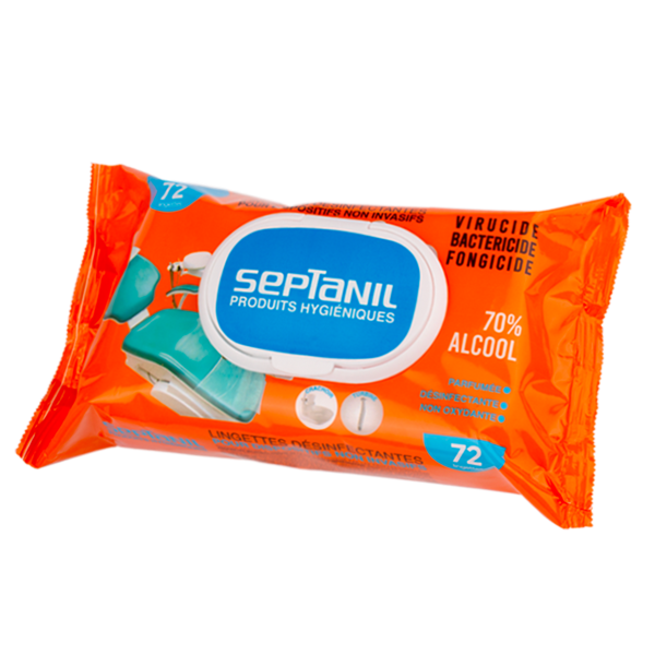 sep lingette antibacterien orange