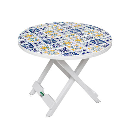 table pliable rond