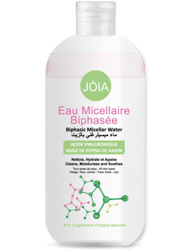 eau micellaire biphasee joia