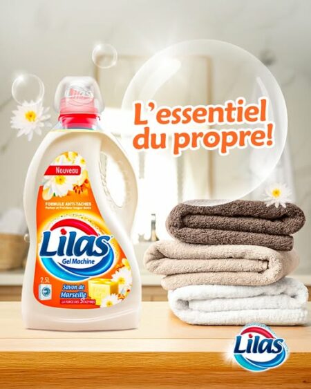 Lilas gel machine savon de Marseille 2.5l